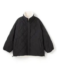 定価2.3万 TAION × UNFILO リバーシブル ボア ダウン ジャケット レディース タイオン アンフィーロ