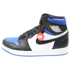 NIKE (ナイキ) AIR JORDAN 1 RETRO HIGH OG ROYAL TOE 555088-041 エア ジョーダン 1 レトロ ロイヤル トゥ ハイカットスニーカー ブルー/ブラック/ホワイト US9.5/27.5cm
