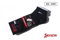 新品 スリクソン srixon ショートソックス メンズゴルフウェア ブラック