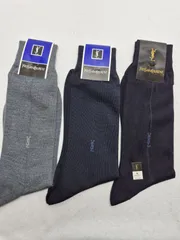 【新品】YVES SAINT LAURENT メンズソックス 3足セット