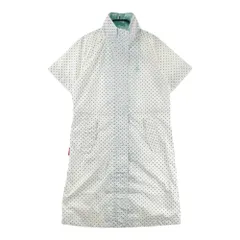 サイズ：M LE COQ GOLF ルコックゴルフ  フード付き レインワンピース ドット柄 ホワイト系 [240101625829] ゴルフウェア レディース ストスト