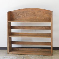 吉川木工】福岡 大川家具 天然木シェルフ・本棚（幅80・高さ61cm) 送料