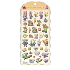 コットンパフィー シール ズートピア ディズニー 135219 クラックス 兵庫倉庫