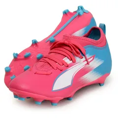 プーマ PUMA  キッズ ウルトラ 6 マッチ リチャージ FG/AG  ジュニア サッカースパイク ULTRA  25FW (108767-01)、21.5cm