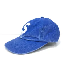 【中古美品】Supreme シュプリーム 25AW PIGMENT COATED CANVAS S LOGO 6-PANEL ピグメント コーティング キャンバス Sロゴ 6パネル キャップ 帽子 【185-260207-na-07-tag】