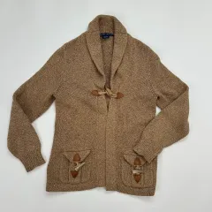 ポロラルフローレン ショールカラー コットン カーディガン