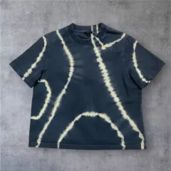 コス COS ネイビー タイダイ 半袖 Tシャツ M