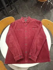 (最後の特価) Forever21 コーデュロイ シャツ xl バーガンディ