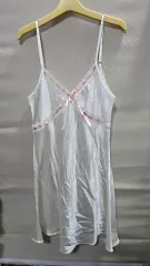 白レース装飾スリップONE PIECE