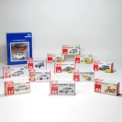 トミー TAKARA TOMY　トミカ tomica　 トヨタ／セルシオ・GRカローラ・日産／グロリア・ホンダ／CB 750F・テスラ／モデルY・小松／油圧ショベル etc　未開封　株主優待限定　初回特別仕様　廃番品 含む14台まとめ売り