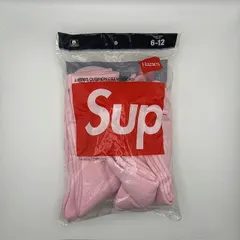 Supreme 21aw HANES CREW SOCKS (4Pack) シュプリーム ヘインズ クルーソックス ピンク 南堀江店