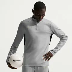【送料無料・匿名配送】Nike ナイキ サッカー Dri-FIT Academy 25 ドリルトップ グレー 新品 正規品 並行輸入