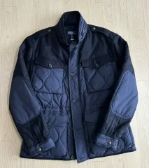 ポロ ラルフローレン キルティング ウール マウンテンパーカー ジャケット ネイビー XL サイズ 新品