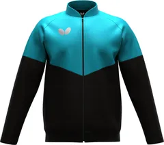 新品 バタフライ(Butterfly) 卓球 ウェア ウィルバー・ＴＲジャケット 123:ターコイズブルー S 47250