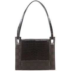 CHANEL】シャネル カメリア NO5 チョコバー チェーントート キャンバス