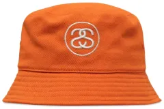 STUSSY バケットハット オレンジ