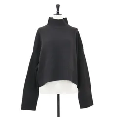 Mila Owen ミラ オーウェン ニット ブラウン サイズ:FREE | 25秋冬 ウール カシミヤ タートルネック ニット | プルオーバー 長袖 ショート丈 ワイド スリット | トップス セーター【レディース】【中古】