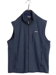 【お得なクーポン配布中!】  パタゴニア ベターセーター ベスト メンズ L 15年製 フリース セーター 前開き フルジップ アウトドア ハイネック 重ね着 裏起毛 ネイビー