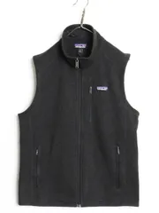 【お得なクーポン配布中!】  パタゴニア ベターセーター ベスト メンズ Ｍ 古着 16年製 フリース セーター 前開き フルジップ アウトドア ハイネック 重ね着 裏起毛 黒
