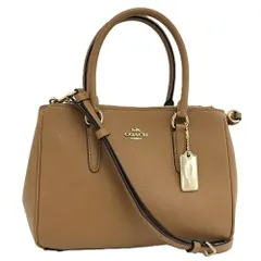 COACH 2WAY ショルダーバッグ トートバッグ レザー ブラウン系 44962