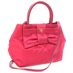  プラダ 2WAYハンドバッグ BN1604 ピンク 中古
