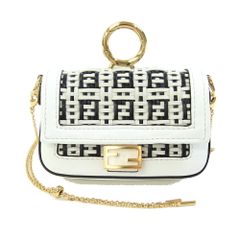 極美品】フェンディ ナノ バケット ビーズ ショルダーバッグ バッグ 