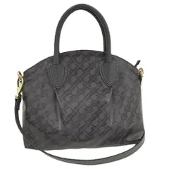 GHERARDINI 2WAYハンドバッグ ナイロン グレー