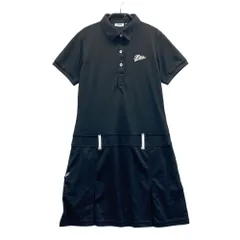 サイズ：M FILA GOLF フィラゴルフ  半袖ワンピース  ブラック系 [240101609294] ゴルフウェア レディース ストスト