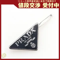  プラダ ヘアピン 1IF051 ブラック シルバー金具