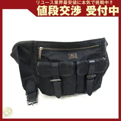  バーバリー ブラックレーベル ウエストバッグ ブラック 