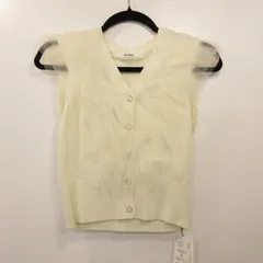 【姫路東店】 中古 snidel | スナイデル その他トップス Sustainableチュールフリルニットプルオーバー SWNT254116 ｻｲｽﾞ:F ベージュ 【112】