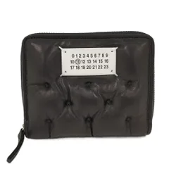 MAISON MARGIELA エンブロイダリー ウォレット スモール グラムスラム レザー ブラック SA1U0032