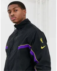 ナイキ ヴィンテージ NBA LAレイカーズ ウォームアップ バックロゴ トラックスーツ ウィンドブレーカー M