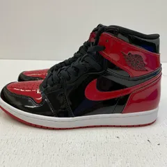 【加古川店】 中古 NIKE | ナイキ スニーカー Air Jordan 1 High OG 'Patent Bred' 555088-063 レッド 【126】