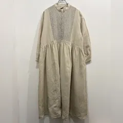 TSUHARU by Samansa Mos2 シャツワンピース ギャザー ベージュ ハイネック【送料込み】