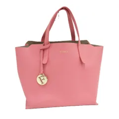 FURLA トートバッグ ハンドバッグ PVC ピンク