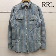 90's RRL デニムカバーオール M オンブレチェック 三つ星タグ US製