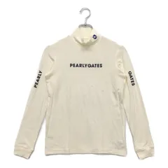 中古 レディース パーリーゲイツ PEARLY GATES 長袖シャツ 0(S) 白 ホワイト  ハイネック