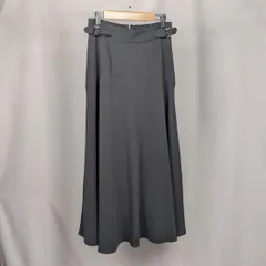 NATURAL BEAUTY BASIC フレアスカート グレー サイズM 裏地付き