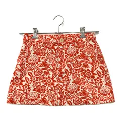 中古 レディース ジャックバニー Jack Bunny!! スカート 0(S) 赤系 一体型インナーパンツ付き ボタニカル柄