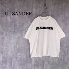 4090【XLサイズ・美品】イタリア製 ジルサンダー センターロゴ Tシャツ