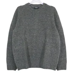 A.P.C. アーペーセー CREWNECK KNIT 24226-1-87031 クルーネック ニット トップス セーター グレー サイズL Febzのサムネイル