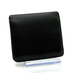 ルイヴィトン LOUIS VUITTON タイガ ポルトビエ3 カルトクレディ ブラック ノワール 二つ折り財布 コンパクト財布 メンズ レザー M30452