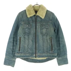 美品 GAP ギャップ 長袖 ボアライナー デニムジャケット SP ブルー メンズ 古着