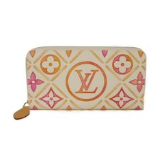 LOUIS VUITTON ルイ・ヴィトン ジッピーウォレット マチ付き 札入れ カードケース ケース LV バイ ザ プール ピンク ラウンドファスナー RFID IC 未使用 モノグラム タイル コーラル 長財布 M11455 LOUIS VUITTON ルイ・ヴィトン ジッピーウォレット マチ付き 札入れ