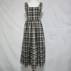 チェック ノースリーブ ONE PIECE レディースFサイズ 0630