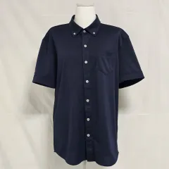 アディダス ゴルフ ネイビー 半袖 シャツ メンズ 100-105 0702