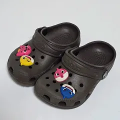 クロックス Classic クロッグ ブラウン 6-7 (140-150) ㅂ