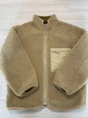 中古 UNIQLO U (ユニクロユー) リバーシブル ボア フリース ジャケット Mサイズ (大体100サイズ)
