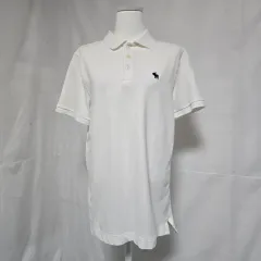 アバクロンビー 白 半袖 カラーTシャツ レディース95 0826